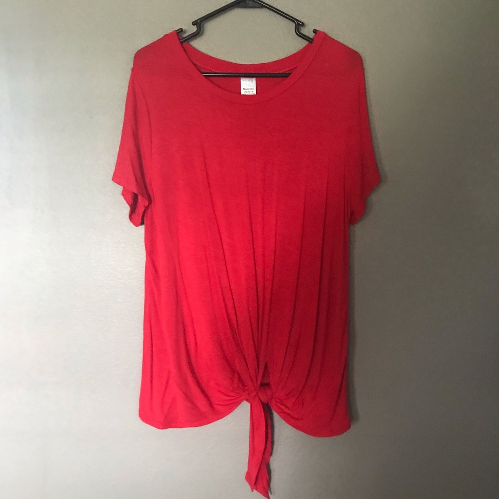 Time and Tru front tie Maternity top